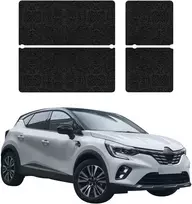 GrizzGlass Juoda techninė danga HeavyDuty Juodas ant slenksčių, skirtų Renault Captur (2019-2023) [4w1] (GRZ22671)