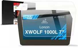 GrizzGlass Keraminė plėvelė CarDisplay Protection, skirta Loncin XWOLF 1000L 7'' (2025-2026) (GRZ20023)