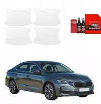GrizzGlass Bespalvė apsauginė plėvelė BodyShield po durų rankenomis, skirta Skoda Octavia 4 Liftback Facelift (2024-2026) [4w1] (GRZ22652)