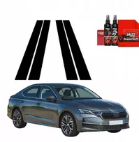 GrizzGlass Juoda apsauginė plėvelė BodyShield Juodas stovams, skirtiems Skoda Octavia 4 Liftback Facelift (2024-2026) [4w1] (GRZ22674)