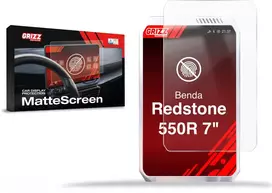 GrizzGlass Matinė plėvelė CarDisplay Protection, skirta BENDA Redstone 550R 7'' (2025-2026) (GRZ20067)
