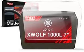 GrizzGlass Matinė plėvelė CarDisplay Protection, skirta Loncin XWOLF 1000L 7'' (2025-2026) (GRZ20106)