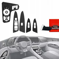 GrizzGlass Plėvelė vidui PianoSkin Carbon Glossy, skirta Kia Sportage 5 Šildomos sėdynės (2021-2024) [9w1] (GRZ19880)