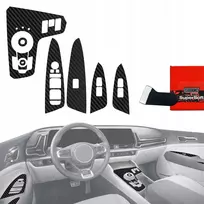GrizzGlass Plėvelė vidaus apdailai PianoSkin Carbon Matte, skirta Kia Sportage 5 Šildomos sėdynės (2021-2024) [9w1] (GRZ19896)