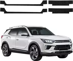 GrizzGlass Juoda techninė danga HeavyDuty Juodas slenkstinėms dalims, skirtai SsangYong Korando (2023-2026) [4w1] (GRZ20568)