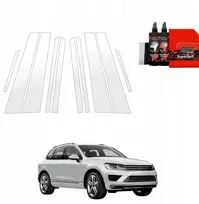 GrizzGlass Bespalvė apsauginė plėvelė BodyShield ant statramsčių, skirta Volkswagen Touareg (2014-2018) [10w1] (GRZ19781)
