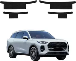 GrizzGlass Juoda techninė danga HeavyDuty Juodas ant slenksčių, skirtų Chery Tiggo 9 (2025-2026) [4in1] (GRZ20096)
