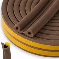 KELTIN Lipni tarpinė langams ir durims EPDM tipas P 9x5,5mm 100m /ruda (5903418309398)