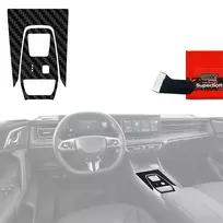 GrizzGlass Plėvelė vidaus apdailai PianoSkin Carbon Matte, skirta MG HS Hybrid (2024-2026) [2w1] (GRZ22644)