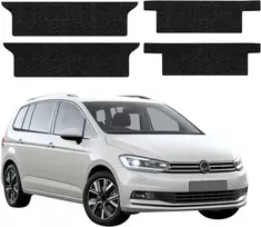 GrizzGlass Juoda techninė danga HeavyDuty Juodas slenksčiams, skirtiems Volkswagen Touran (2024-2026) [4w1] (GRZ20633)