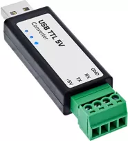 USB adapteris Delock InLine® USB į TTL 5V konverteris, USB-A į 4 kontaktų terminalą