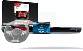 GrizzGlass navigacijos dėklas Keraminė plėvelė CarDisplay Protection, skirta BYD Dolphin G D-mi 10,1'' (2026) [3w1] (GRZ22528)