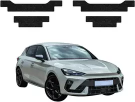 GrizzGlass Juoda techninė danga HeavyDuty Juodas ant slenksčių, skirta Cupra Leon Hatchback (2024-2026) [4w1] (GRZ20152)