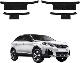 GrizzGlass Juoda techninė danga HeavyDuty Juodas slenkstėms, skirta Peugeot 3008 (2016-2024) [4w1] (GRZ20371)