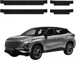 GrizzGlass Juoda techninė danga HeavyDuty Juodas slenksčiams OMODA 5 Facelift (2024-2026) [4w1] (GRZ20404)