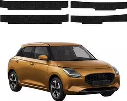 GrizzGlass Juoda techninė danga HeavyDuty Juodas slenksčiams Suzuki Swift (2024-2026) [4w1] (GRZ20526)