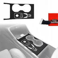 GrizzGlass Plėvelė vidaus apdailai PianoSkin Carbon Matte, skirta Volvo XC40 (2021-2026) (GRZ19901)