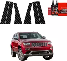 GrizzGlass anglinė apsauginė plėvelė BodyShield Carbon ant statramsčių Jeep Grand Cherokee 4 (2010-2021) [6w1] (GRZ21987)