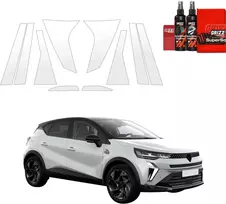 GrizzGlass Bespalvė apsauginė plėvelė BodyShield ant statramsčių, skirta Renault Captur (2024-2026) [10w1] (GRZ19907)