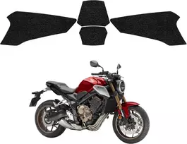 GrizzGlass Juoda techninė danga HeavyDuty Juodas bakui Honda CB650R (2021-2023) [4w1] (GRZ22531)