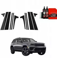 GrizzGlass anglies plėvelė apsauginė BodyShield Carbon statramsčiams Jeep Grand Cherokee (2025-2026) [12w1] (GRZ19806)