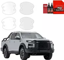 GrizzGlass Bespalvė apsauginė plėvelė BodyShield po durų rankenomis, skirta JAC T9 (2025-2026) [4w1] (GRZ22390)
