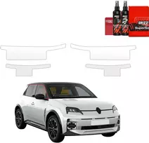 GrizzGlass Bespalvė apsauginė plėvelė BodyShield ant slenksčių, skirta Renault R5 (2024-2026) [4w1] (GRZ20015)