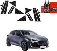 GrizzGlass Karboninė apsauginė plėvelė BodyShield Carbon ant statramsčių, skirta Renault Clio 6 (2026) [14w1] (GRZ20000)
