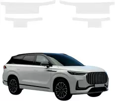 GrizzGlass Bespalvė techninė danga HeavyDuty Clear slenksčiams, skirtiems Jaecoo 8 (2025-2026) [4w1] (GRZ21986)
