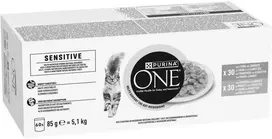Purina Nestle ONE Sensitive Cat GiGMVChkn&Crt 60x85g