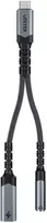 UNITEK adapteris USB-C į USB-C 3,5 mm garso PD įkrovimas