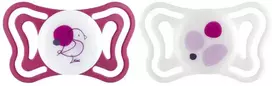 MAM BABY CHICCO-71087110 čiulptukas PH LIGHT 6-16 2 vnt. rožinis (CHI000711)