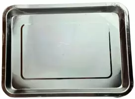 Nerūdijančio plieno padėklas stačiakampis 36*27*2cm 3001