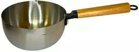Metalinis prikaistuvas su medine rankena 18cm 9748-18