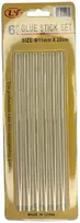 Klijų lazdelės pistoletui 6vnt. 1,1*20cm skaidrus 011401