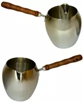 Metaliniai prikaistuvai kavai 2vnt 700ml 7852