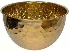 Metalinis dubuo aukso spalvos 22cm 3397-22