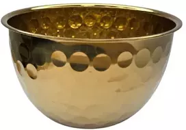 Metalinis dubuo aukso spalvos 18cm 3397-18