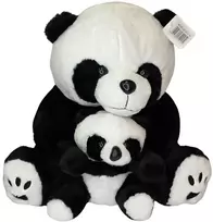 Pliušinė Panda su vaiku 35cm 0722-16