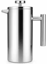 Virdulys Nerūdijančio plieno arbatinukas su nuspaudžiamu sieteliu 1000ml