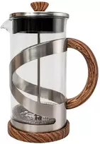 Virdulys Stiklinis arbatinukas su nerūdijančio plieno nuspaudžiamu sieteliu 1000ml