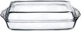 Stiklinis kepimo indas Borcam 1950ml 33.6x19x5cm