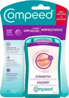 Compeed COMPEED_Diskretus, nematomas pleistras herpes gydymui 15 vnt + veidrodis