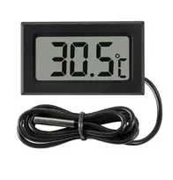 Mini skaitmeninis lauko temperatūros termometras su LCD ekranu