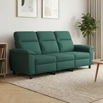 Sofa Tamsiai žalia 214 x 90 x 95 cm Audinys