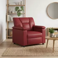 Sofa Vyno raudona 91 x 85 x 93 cm Dirbtinė oda