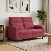 Sofa Vyno raudona 158 x 90 x 95 cm Audinys