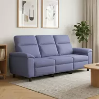 Sofa Džinsinės mėlynos 214 x 90 x 95 cm Audinys