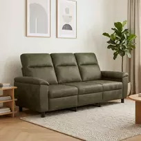 Sofa Armijos Žalia 214 x 90 x 95 cm Dirbtinė suedė oda
