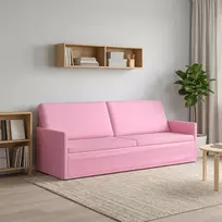 3 vietų sofa Rožinė 220 x 81 x 82 cm Audinys